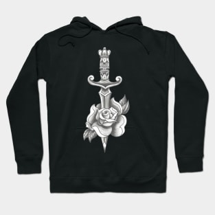 Dagger and Rose Hoodie